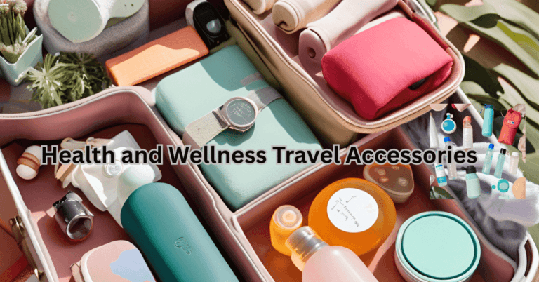 Health and Wellness Travel Accessories- created through Canva